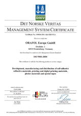ORAFOL　ISO140001